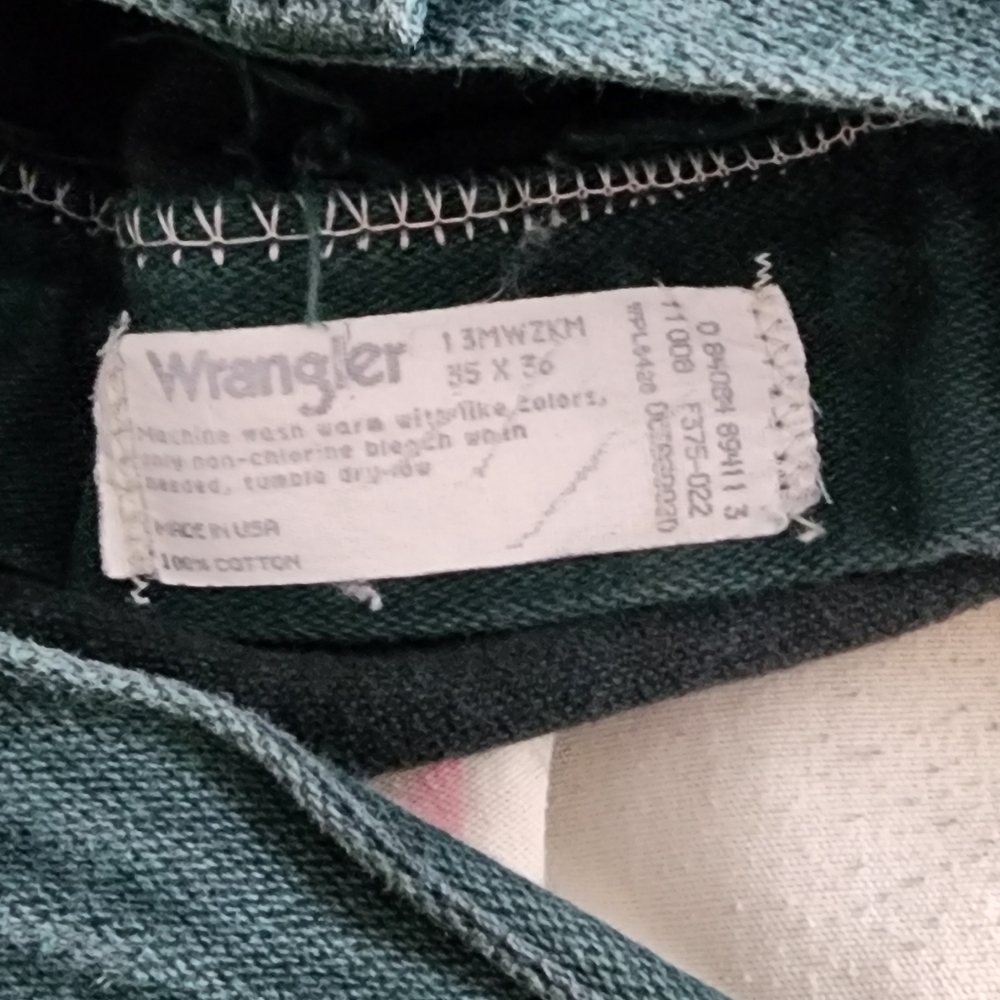 Vintage men's Wrangler 13MWZ colored jeans